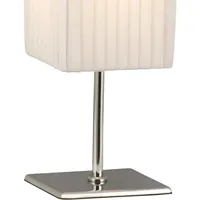 GLOBO Tisch Lampe weiß dimmbar Fernbedienung Textil Lese Leuchte