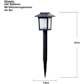Star Trading Solar-Fackel Flame mini 2er-Set