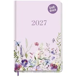 Häfft Großdruck-Kalender 2027 Motiv Blütentraum