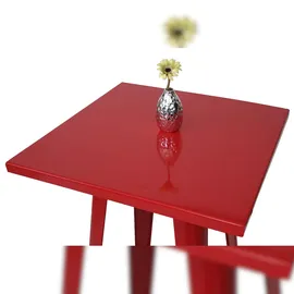 Mendler Stehtisch HWC-A73, Bistrotisch Bartisch, Metall Industriedesign 105x60x60cm ~ rot