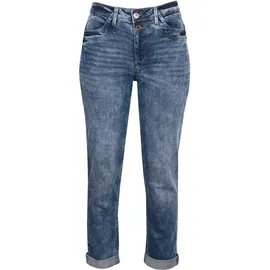 Stooker WOMEN Denim Damen Jeans Hose »Davos Boyfriend Fit - Heavy used Blue - D50/L30 - 50W / 30L