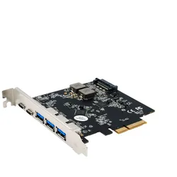 EXSYS EX-12006 5 Port USB 3.2 Gen2 PCIe Karte 3x USB-A und 2x USB-C