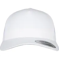 Flexfit 5-Panel Retro Trucker Cap weiß One Size