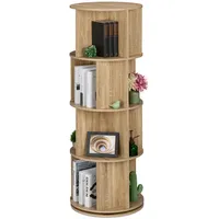 Relaxdays Bücherregal Hellbraun,