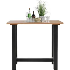 Mäusbacher Bartisch 120 x 70 cm Asteiche Braun/Schwarz