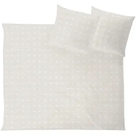Hefel Opulence Würfel Beige/Natur 135 x 200 cm + 40 x 80 cm
