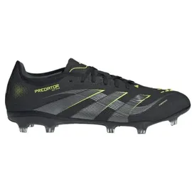 adidas Predator Pro FG Herren Core Black/Carbon/Lucid Lemon 43 1/3