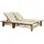 vidaXL 2-Personen-Sonnenliege 200 x 150 x 30 cm Beige