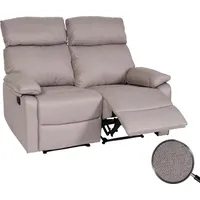 MCW 2er Kinosessel MCW-L93, Relaxsessel Fernsehsessel Sofa, Armlehne Liegefunktion