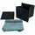 lycce Aufbewahrungskorb Faltbare Aufbewahrungsbox Cord 33 x 33 x 31 cm blau/türkis