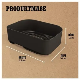 Ninja Grillkorb 23 x 16 x 8 cm Metall schwarz