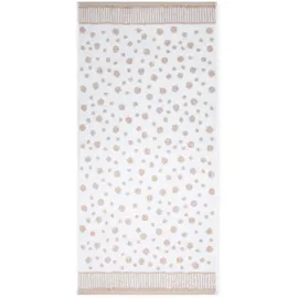 Ross Punkte, allover Kinderhandtuch 50 x 100 cm braun