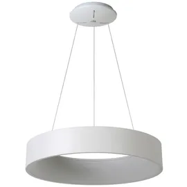 LUCIDE Talowe 1-flg. 60 cm rund weiß Metall