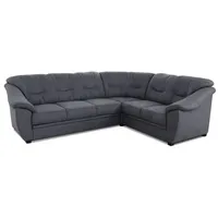 sit & more Ecksofa Savona Mikrofaser Grau Anthrazit