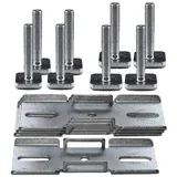 Omac Menabo T-Nut Adapter Satz kompatibel mit Dachbox Mania 320 Marathon Befestigung 12x