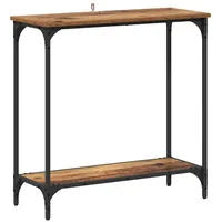 VidaXL Konsolentisch mit Regal Altholz 75 x 30.5 x