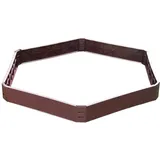 Hti-Living Hochbeet Nessa sechseckig 12-tlg. braun