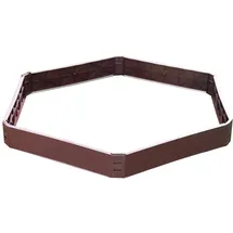Hti-Living Hochbeet Nessa sechseckig 12-tlg. braun