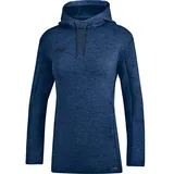 Damen Kapuzensweat Basics marine meliert 34