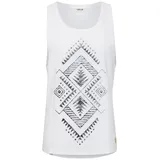 !Solid Tanktop SDIsaak Ärmelloses Shirt mit Inka Print weiß XL