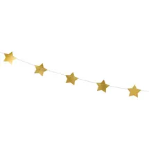 Partydeco Girlande 3,6 m Gold