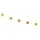 Partydeco Girlande 3,6 m Gold