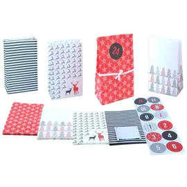 Folia Adventskalender 24 Adventstütchen Style