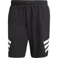 adidas 3-Streifen 8-Inch Badeshorts Black/White XL