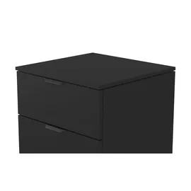 Sconto Nachtschrank Dreamer 45 x 43 x 65 cm Schwarz