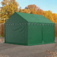 TOOLPORT Lagerzelt 3x4 m Dunkelgrün