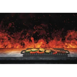 GSW Grillplatte 42 cm Gusseisen schwarz
