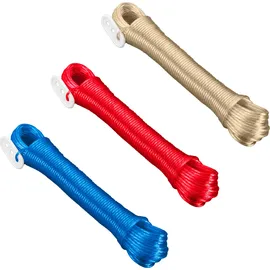 Metaltex Wäscheleine 20 m, Stahl/PVC m.Spanner