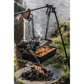 Petromax Deckelheber 35 cm Holz/Stahl schwarz