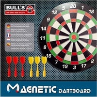 BULL'S Magnetic Dartboard mit 6 Pfeilen