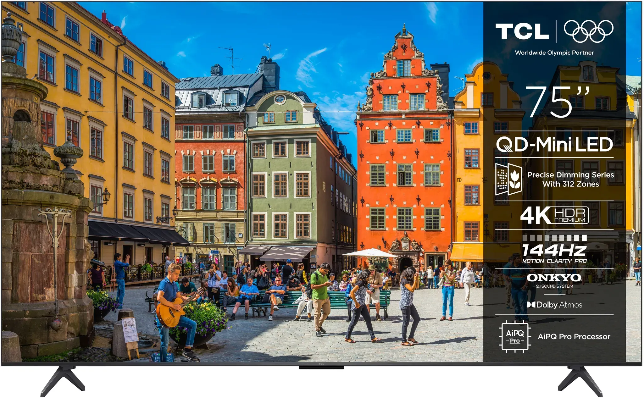 MiniLed 190,5 cm (75 Zoll) Fernseher 4K Ultra HD VESA 300 x 400 mm 75MQLED75K 