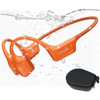 DOOGEE kopfhörer bluetooth knochenschall kopfhörer sport wasserdicht 64GB MP3 Bluetooth-Kopfhörer (Bluetooth, Bluetooth 5.4, 10H Akku, Open Ear, Sport für Schwimmen & Laufen)