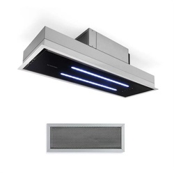 Klarstein Deckenhaube Serie CGCH3-Highline-77 High Line, Abzugshaube Dunstabzugshaube Umluft Abluft 77 cm x 20.7 cm x 32 cm