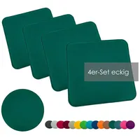 Heimtexland ® 4er Pack Sitzkissen Filz Stuhlkissen Bodenkissen Polster