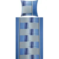 Erwin Müller Bettwäsche in blau | 135x220 cm 80x80