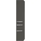 Pelipal Hochschrank Fokus 4005 Lack steingrau Hochglanz, Breite 30 cm