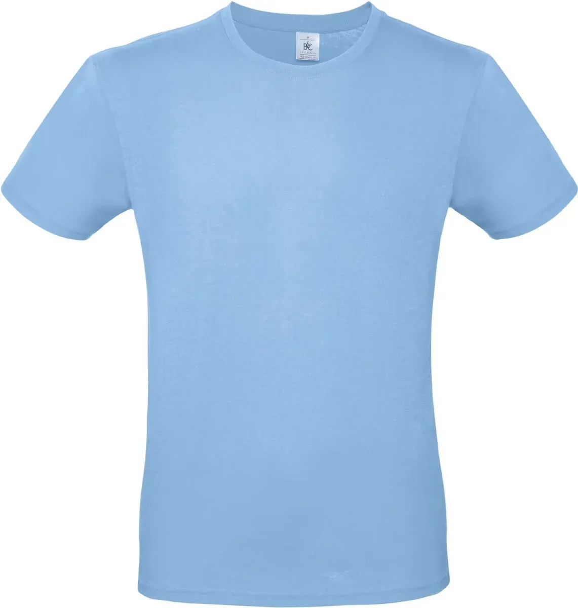 B&C Herren T-Shirt #E150 TU01T sky blue S