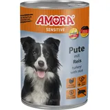 Amora Sensitive Pute & Reis - 6x400g