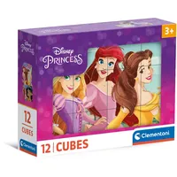 CLEMENTONI Disney Prinzessinnen Würfel mehrfarbig