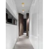 Nova Luce Nova Luce, Wandleuchte + Deckenleuchte, BRILLANTE LED Deckenleuchte Gold 6W Neutralweiss 16x11cm 9522010