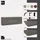 Set One by Musterring Reno TV-Lowboard 182 cm Grau Glas