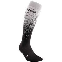 CEP snowfall socks, skiing, tall, men black/off white III