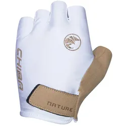 Chiba Natur Eco - Fahrradhandschuhe - White - S