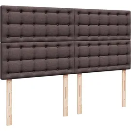 vidaXL Boxspringbett 180 x 200 cm Dunkelbraun