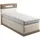 Westfalia Schlafkomfort Boxspringbett, mit LED-Beleuchtung beige