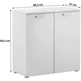 MÖBELPARTNER Aktenschrank 1500, 145819 anthrazit 1 Fachboden 80,2 x 41,0 x 84,0 cm